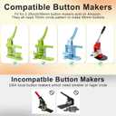 Happizza 2.28in Button Paper Cutter, 58mm Pin Button Cutter Circle Graphic Punch for Button Maker Machine,Photo Machine,Artpaper,Scrapboard Cutting