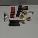 Toy Gun, Shell Ejecting Toy Gun with Soft Bullets, Educational Model Toy Pistol Shooting Game, Gifts for Kids Boys Girls (Black)