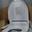 Brondell LT89 Electric Bidet Toilet Seat, Fits Elongated Toilets, White  Side Arm Control, Warm Water Wash, Strong Wash Mode, Stainless-Steel Nozzle, Nightlight and Easy Installation
