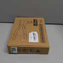 Toolwiz 100Pcs 6-25mm Spring Band Hose Clamp Assortment with Swivel Clamp Pliers, Constant Tension Radiator Hose Clamps, Black Hose Clips for Fuel Line, Silicone Vacuum Hose, Air Tube, Water Pipe