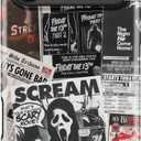 Esdot for iPhone 17 Pro Max Case Cute - Wireless Charging Compatible - Dual-Layer Soft Silicone + Hard Shell - Trendy Wildflower Design - Protective Phone Cover for Women - Scream