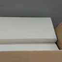 4 Pack High-Density Core with Fabric Cover Acoustic Panels  24122 In Self-Adhesive Soundproofing and Sound-Absorbing Wall Panels for Echo Reduction in Studio, Theater, or Recording (Linen White)