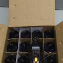 12-Pack Mini Lanterns, Small Candle Lanterns Decorative, Black Tea Light Lantern, Ramadan Eid Decor, Table Centerpiece for Wedding Halloween Christmas, Easter Decorations, Battery Included (5 inch)