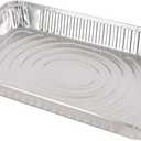 20.5" X 12.5" X 2.5" Heavy-Duty Aluminum Foil Pans (Full Size-Medium/10 Pack) - Medium Steam Pans - Perfect for Catering, Baking & Meal Prep - Serving Tray Aluminum - Disposable Aluminum Foil Pans