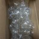 Lurrose 30pcs Light Bulb Cover: Transparent E27 Lamp Bulb Covers Plastic Lamp Casings for String Lights - Small Lampshade for Living Room Patio and Festive Decorations