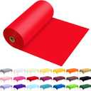 54 Inch X 300 Feet Plastic Table Cover Roll Premium Disposable Plastic Tablecloth for All Type/Shape Tables | Picnic, Party, Banquet, Birthdays, Weddings (Red, 54 Inch X 300 Feet)