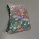 Suhine 4 Pcs Christmas Scrub Caps with Button Working Cap Sweatband Adjustable Printed Bouffant Scrub Hat for Women Men Xmas