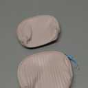 Small Makeup Bag for Purse Mini Cosmetic Pouch Waterproof Makeup Organizer for Women Small Cosmetic Bag PU Leather Travel Makeup Bag Lipstick Bag with Zipper Pink