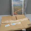 16x20 Picture Frames Matted for 11x14 and 12x16 Picture, Solid Wood with Oak Wood Grain, Double Mats Photo Frame with Plexiglass Fits 3 sizes, Tabletop or Wall Mounting Display, Oak