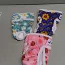 Pet Soft Washable Female Diapers (3 Pack) Female Dog Diapers, Comfort Reusable Doggy Diapers for Girl Dog in Period Heat (Cute Flower, S) 