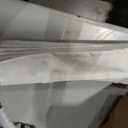 Blackout No Drill Roman Shades, 22" W x 64" H, Off White