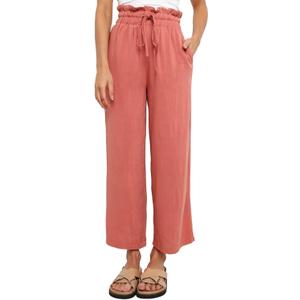 Dokotoo Womens Casual Elastic Waist Solid Comfy Jogging Jogger Pants with Pockets (Pink, S)
