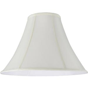 Aspen Creative 30019B Transitional Bell Shape Spider Construction Lamp Shade in Off White, 16" Wide (6" x 16" x 12")