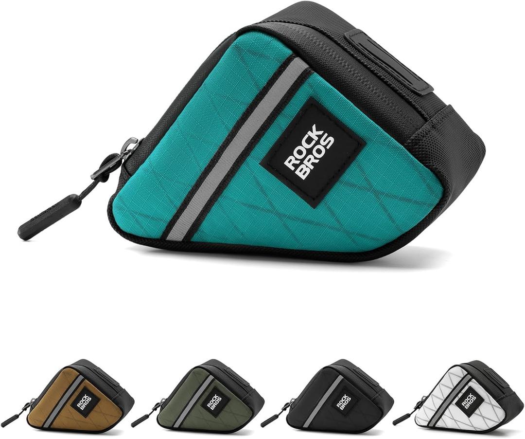 ROCKBROS Bike Frame Pouch Triangle Bike Pouch - Waterproof Small Bicycle Accessories for Boys Girls Men Women (Blue)