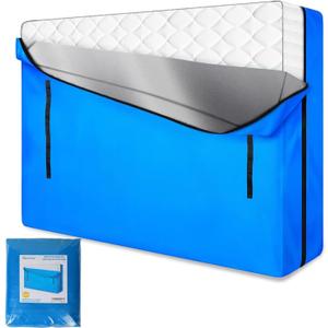 MorTime Mattress Bags for Moving and Storage, Zippered Mattress Storage Bag with 8 Strong Carrying Handles, Reusable Mattress Protector Cover Moving Supplies (Queen)
