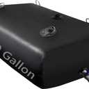 Water Tank, Water Storage Bladder, Portable Water Tank, Water Bladder Tank, Large Water Storage, Water Storage Containers for Camping, Garden, Emergency Water Storage Black