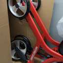 Drive Medical Nitro Sprint Foldable Rollator Walker with Seat - Lightweight Support - Large Wheels - Compact Folding Design - Adjustable Comfort - Standard Size - Red
