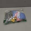 12-Pack Washable Pads - Leakproof, Graphene Panty Pads for Senior Care, Light Blue, Yellow, Grey with Button Closure (Random Color 12-Piece Set)