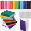 Draupnir 50 Pcs Book Miniatures, 40 Colorful Miniature Books und 10 Miniature White Book, 1:12 Scale Miniatures Books Tiny Christmas for Dollhouse Crafts Bookshelf Decoration