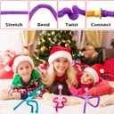 4 x Anditoy 4 Pack Giraffe Suction Cup Pop Tubes Toys Sensory Toys for Kids Boys Girls Toddlers Christmas Stocking Stuffers Gifts