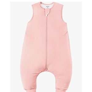 EasyFi Rayon Made From Bamboo Sleep Sack 612 Months 1.0 Tog Ultra Soft Toddler Sleep Sack with Feet 2Way Zipper Unisex Baby Sleeping Bag with Legs Baby Wearable Blanket AllyeararoundPink