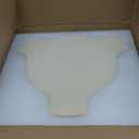 Plate Setter Heat Deflector for Large Big Green Egg, Ceramic Pizza Stone Smoking Stone Big Green Egg ConvEGGtor Accessories, Heat Plate Replacement for Any 18" Kamado Grill(L)