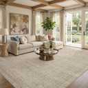 Neutral 8x11 Area Rugs for Living Room Washable, Brown
Pet & Kid Friendly, Non-Slip, Soft, Low-pile Carpet for Living Room/Bedroom/Dining Room/Nursery, Stain Resistant Vintage