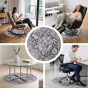 Recliner Chair Mat, Non-Skid Round Furniture Pad, Recliner Pads for Hardwood Floors, Circular Small Circle Rug Pad, Furniture Pad 31.5inch Diameter Low Pile Heavy Duty Non-Slip Multi-Purpose Rug