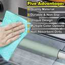 Refrigerator Handle Covers, 6PCS, Leather Kitchen Appliance Handle Covers, Keep Your Fridge Microwave Oven Stove or Dishwasher Clean, Stains Dirty Oils, Timesaver, Kitchen Decor (Jade Green)