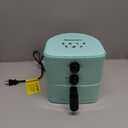 Elite Gourmet EAF-3218BL Personal 1.1Qt Compact Space Saving Electric Hot Air Fryer Oil-Less Healthy Cooker, Timer & Temperature Controls, PFOA Free, Mint