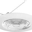 NICOR Lighting 6 inch White Recessed Shower Trim with Glass Fresnel Lens (17502) (Metal)