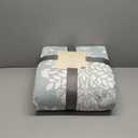 Laura Ashley - King Quilt Set, Reversible Cotton Bedding with Matching Shams, Home Decor for All Seasons (Rowland Blue, King)