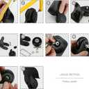 Micro Trader 2Pair Luggage Suitcase Wheels Repair Kit OD 40mm