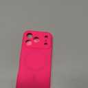 Vooii Magnetic for iPhone 17 Pro Case, Compatible with Magsafe (Premium Liquid Silicone) (Integrated Camera Control Button) Full Body Protective Anti-Scratch Microfiber Lining 6.3", Hot Pink