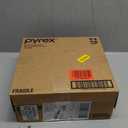 Pyrex Colors Tinted (3-Pack) Sculpted Tinted Unlidded Small/Medium/Large Glass Mixing Bowls, Nesting Space Saving Set of Bowls For Prepping and Baking, 1.3QT, 2.3QT & 4.5QT (Pink, Green, Blue)