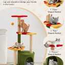 37in Cute Cat Tree Kitten Cat Tower for Indoor Cat Condo Sisal Scratching Posts with Jump Platform Cat Furniture Activity Center