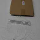 WILLSIN Acrylic Cake Stand, Round Cake Stands for Dessert Table, Clear Cupcake Stand for Birthday Party, Pastry Candy Pizza Display Riser for Wedding Event (Medium)