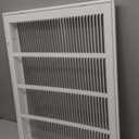 HVAC Premium 26 x 20 Duct Opening Steel Return Air Filter Grille, for 1-inch Filter, Removable Door, Flat Stamped HVAC Vent Cover Grille, Outer Dimensions 28.5 x 22.5