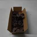 Hananona 4 Pcs Artificial Cimicifuga Leaf Spray, 23 in Faux Burgundy Fall Greenery Branch with Long Stems for Vase, Farmhouse Thanksgiving Autumn Centerpiece Halloween Decor (4, Chocolate, 23 in)