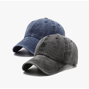 PFFY 2 Packs Vintage Washed Distressed Baseball Cap Golf Dad Hat for Men Women