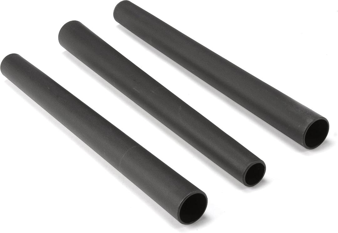 Shop-Vac 9061400 1.25 Inch Diameter Extension Wands, 3-Piece Set, Durable Black Plastic, Ideal for Extended Reach With 1.25 Inch Hoses