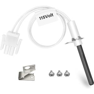 Upgraded 903110A 903110 Furnace Hot Surface Ignitors With Plug, Round Silicon Nitride Universal Hot Surface Kit, Replaceable For Nordyne Furnace Igniters 903110