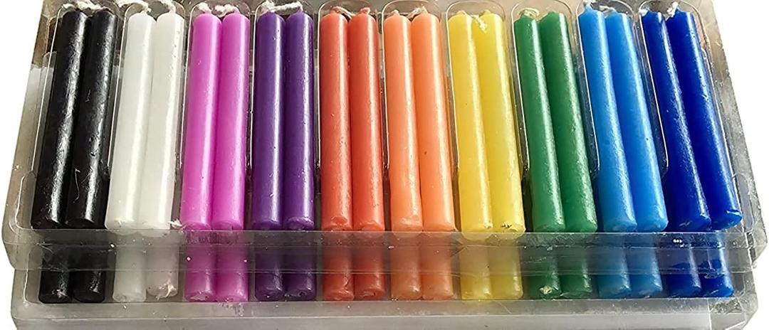 Spell Candles (40 Candles) - One Shipping Charge! (Set of 40, Multicolor)