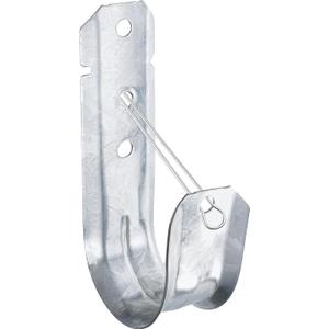 COCODE 25 Pack Wall Mount 2 J Hooks with Retainer Clip Galvanized Steel Cable Hangers Heavy Duty Utility Hooks Cable Management Support for Structured Cabling