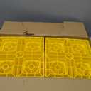 RVMATE RV Leveling Blocks 12 Pack, Heavy Duty Camper Leveling Blocks, Leveling Blocks for RVs, Reduce Trailer Movement, Trailer Leveling Blocks Great for Single and Dual Wheels, Yellow
