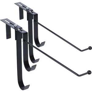2PCS Pool Fence Hooks Pool Pole Hanger for Swimming Ring,Towel,Adjustable Pool Float Organizer Storage Rack Swimming Accessories Equipment,Indoor and Outdoor Storage,Space-Saving