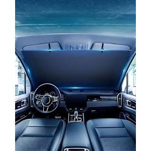 Roller Windshield Sun Shade, Essential Baby Roll-Up Window Sunshade in Car, Must-Have Interior Sun Protector Accessory, Pull Down Blackout Covers, Sun Visor Extenders (Rolled Sunshade - 40 * 38in)