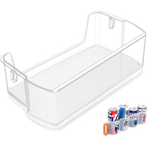 Upgraded DA97-20989A Refrigerator Door Bin Compatible with Samsung Refrigerator Door Shelf RF28T5021SR RF28T5001SR RF28T5101SR RF28T5021SG RF28T5F01SR DA63-09780A AP7014565 PS16556771 Left Shelf