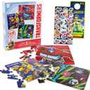 Transformers Jigsaw Puzzle Set - 3 Pack Puzzle Bundle with Two 24 Pc Puzzles, One 48 Pc Puzzle, Stickers and More for Kids | Transformers Toys for Boys
