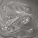 Jinei 15 Packs 8 oz Ball Shape Plastic Sand Art Bottles with Lids Spherical Clear Potion Bottles with Funnel Christmas Cocktail Ornament Candy Jar for DIY Birthday Party(Wooden Cork,Wood Color)